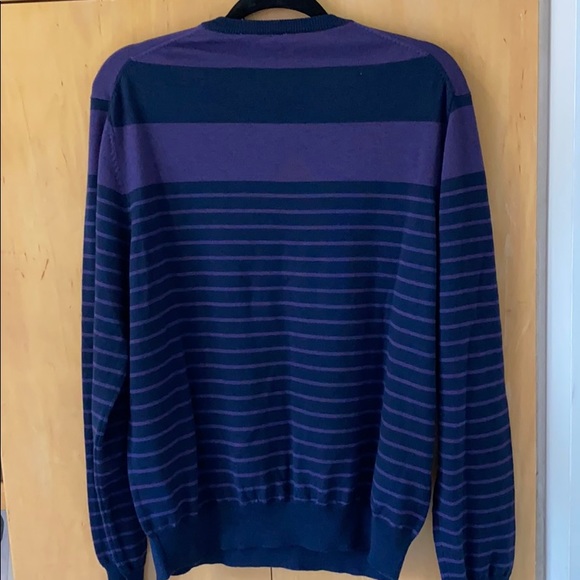 89 Cullen Men’s Merino Wool VNeck Sweater XL - Picture 4 of 6